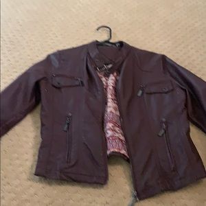 Maroon colored jacket
